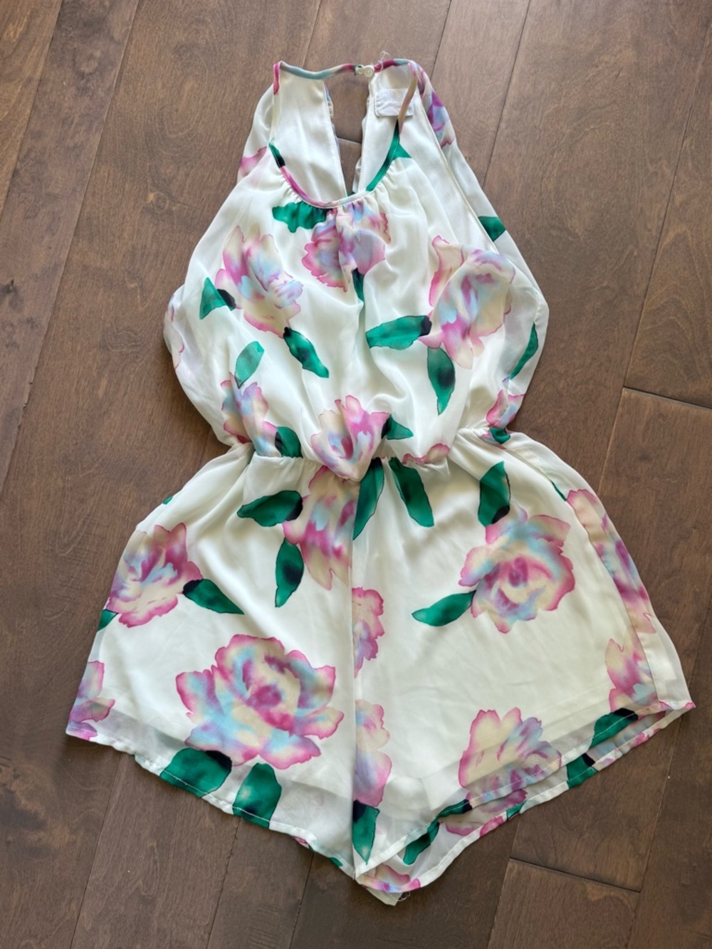 Sienna Sky White Floral Romper